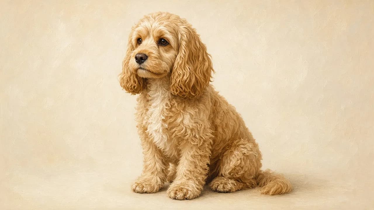 Cockapoo illustration