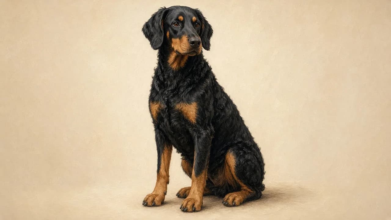Doberdoodle illustration