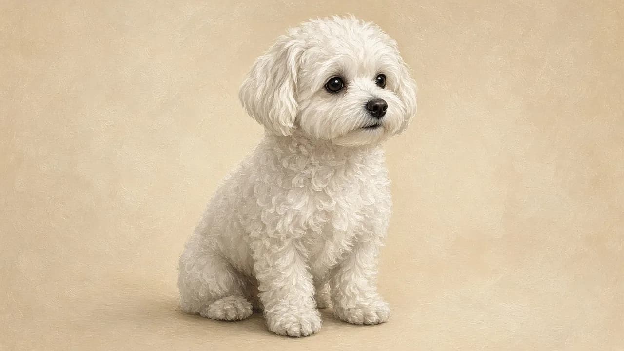 Maltipoo illustration